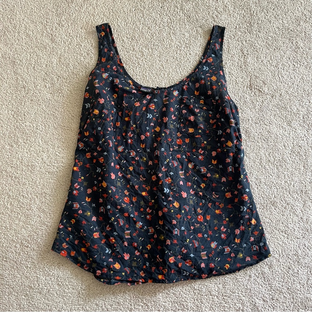 Patagonia Patterned Honey Cooler Button-Back Tank‎